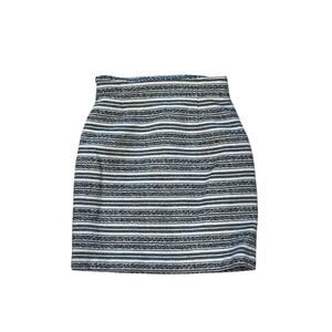 Pendleton Multi-Colored Striped 100% Virgin Wool Skirt Made In USA Womens Sz XL